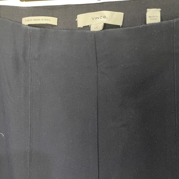 Vince Navy Pants L – High Rise, Straight Leg, Elevated Basic, EUC - Picture 4 of 6